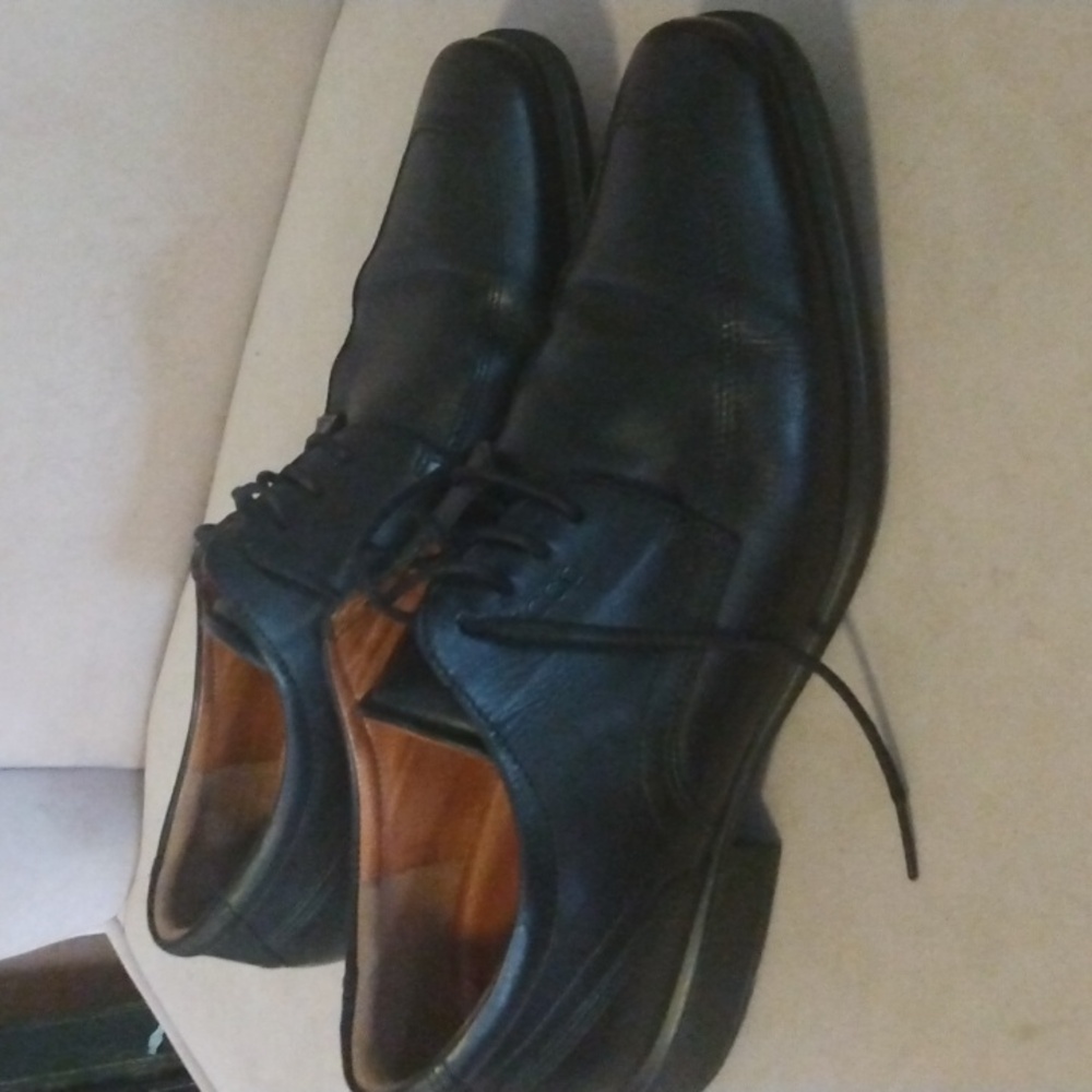 ECCO Men’s Black Dress Oxford Shoes EU 45 US 11.5 - Picture 8 of 8